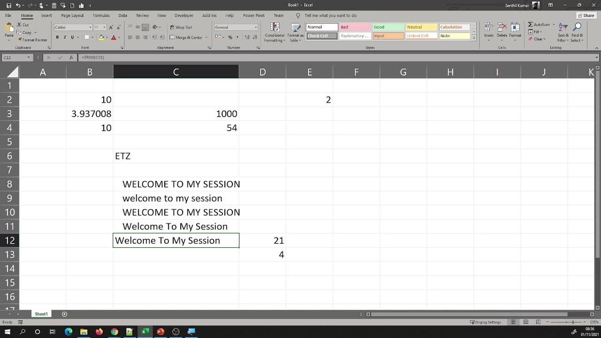 'Video thumbnail for Excel for Beginners - Day 4'