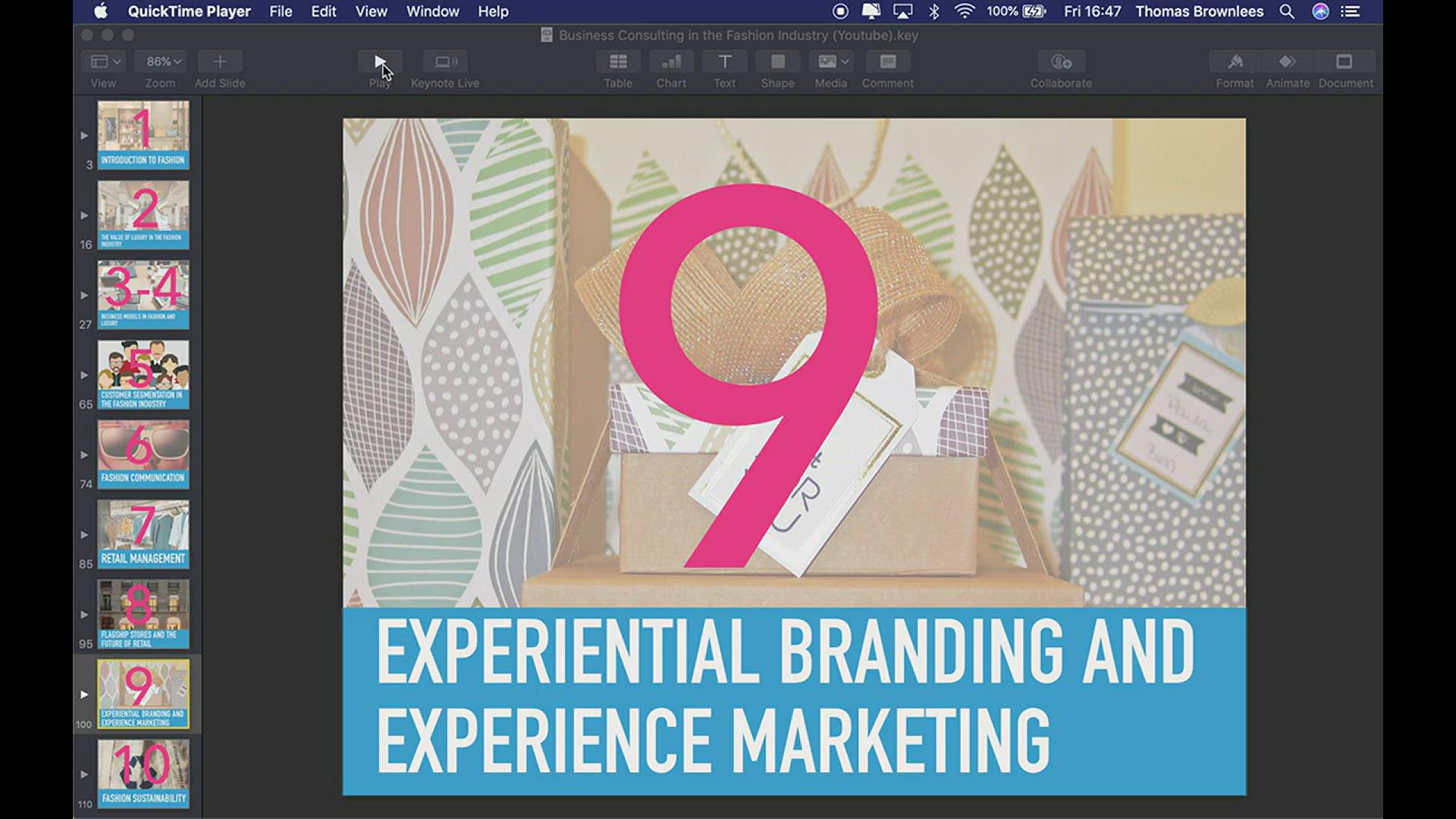 'Video thumbnail for Experiential Marketing in the Fashion Industry'