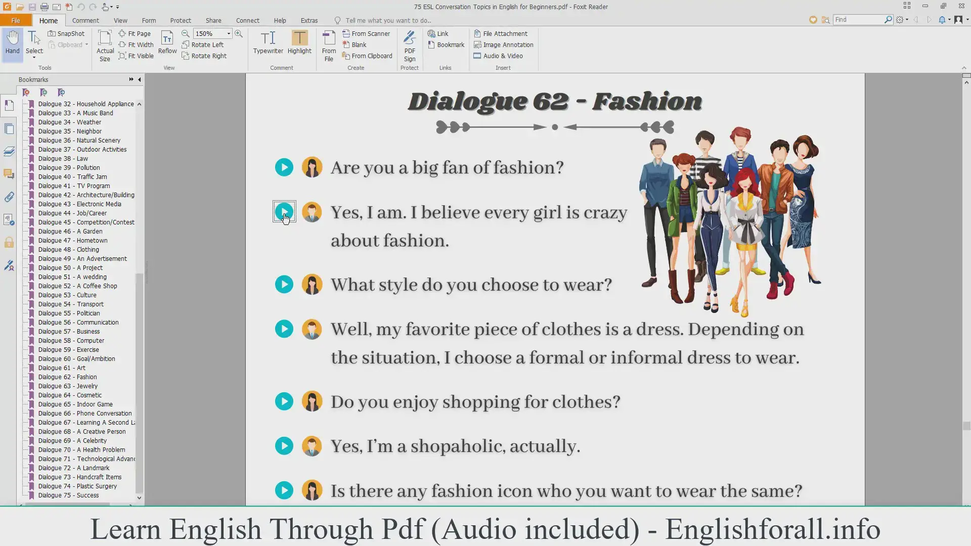 'Video thumbnail for English Conversation About Fashion'